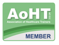 This is the Association of Healthcare Trainers MEMBER logo which action for people are members of